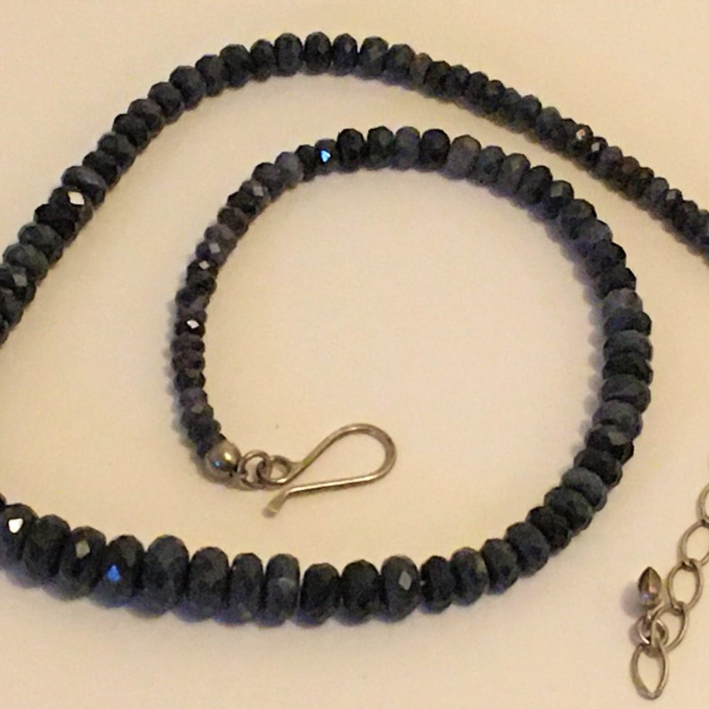 Jay King Graduated Blue Sapphire Bead
